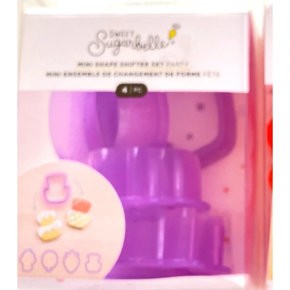 Sweet Sugarbelle Mini Shape Shifter Set Party Birthday Cookie Cutters Purple